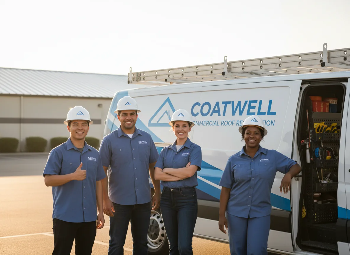 Commercial roof coating company in Salem, IA